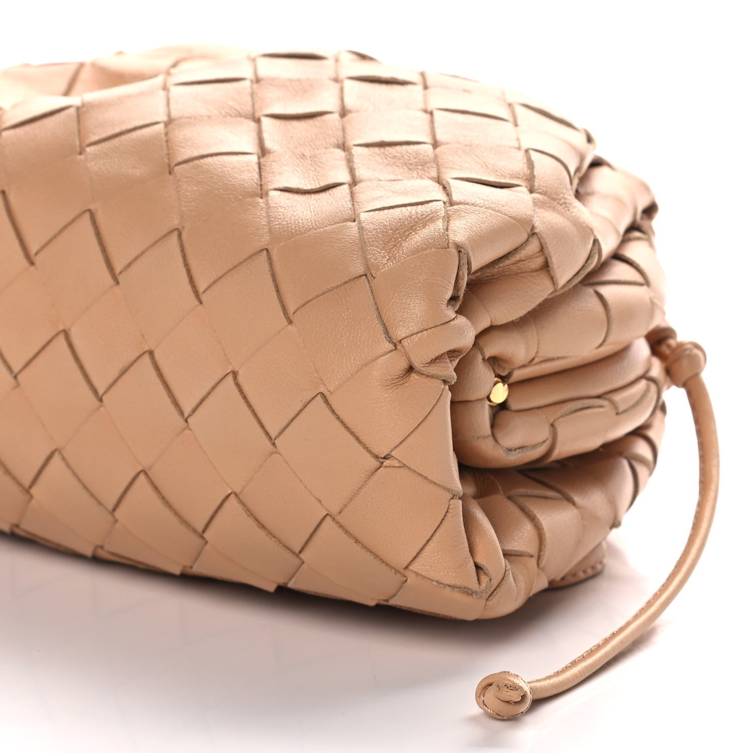 Bottega Veneta Nappa Intrecciato The Mini Pouch Almond 7 of 12