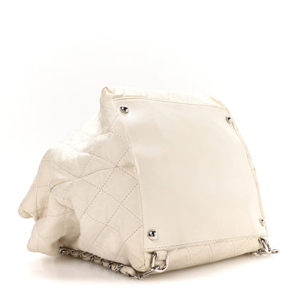 Chanel Lambskin Quilted Beijing Backpack Bag White 3 of 9