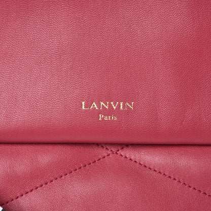 Lanvin Lambskin Quilted Medium Sugar Flap Shoulder Bag Pink 7 of 11