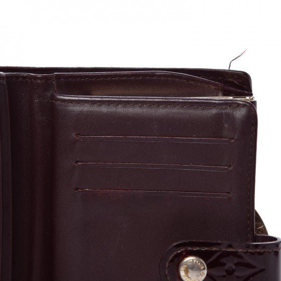 Vernis French Purse Wallet Amarante
