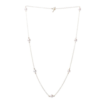Tiffany 18K Yellow Gold 5-5.5mm Elsa Peretti Pearls By The Yard Necklace 3 of 5