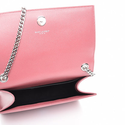 Saint Laurent Grain De Poudre Small Classic Monogram Kate Satchel Mystic Rose 5 of 7