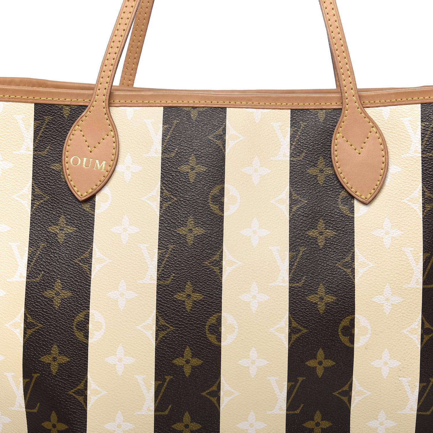 Louis Vuitton Monogram Rayures Neverfull MM 16 of 16