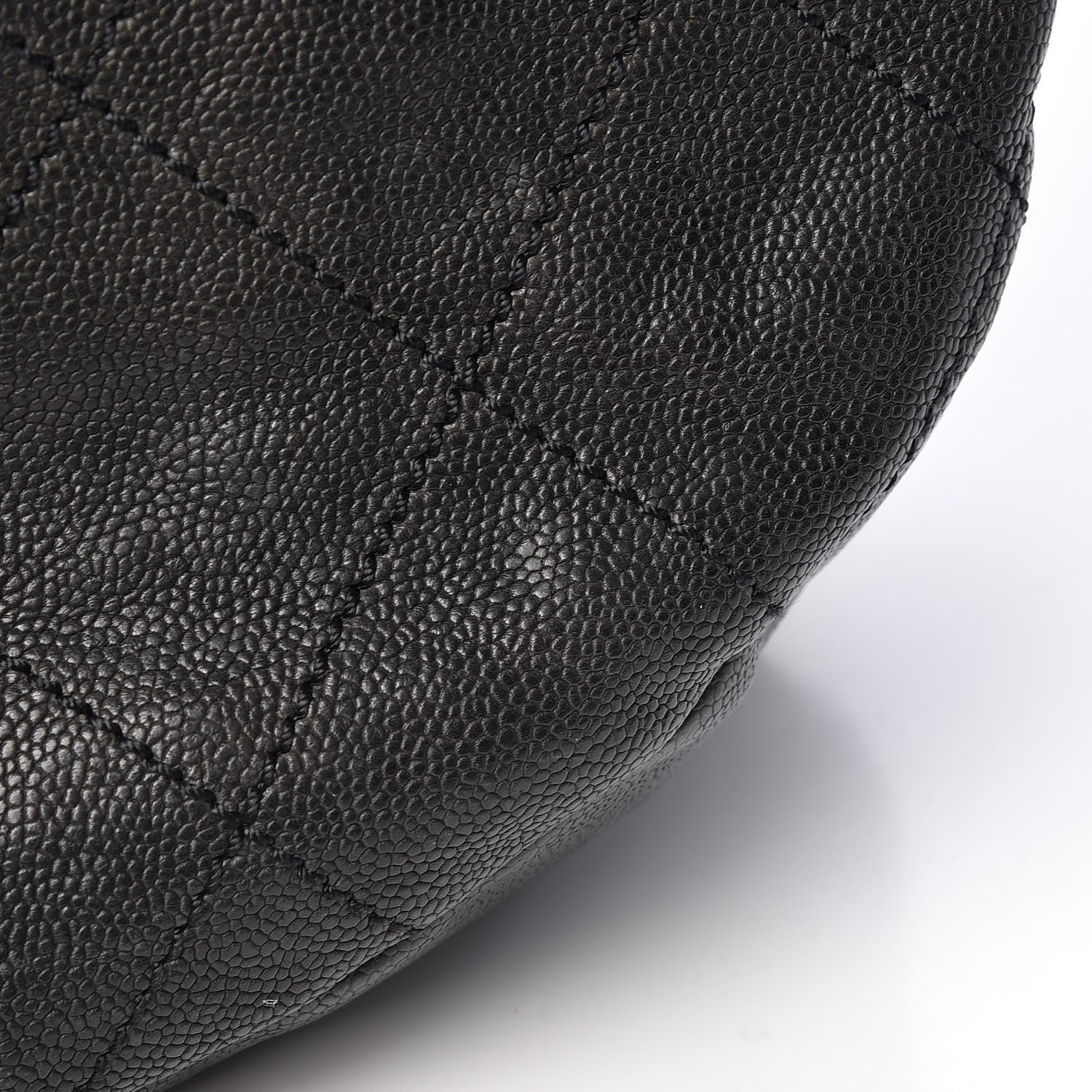 Chanel Caviar Stitched Large Outdoor Hobo Black 15 of 15