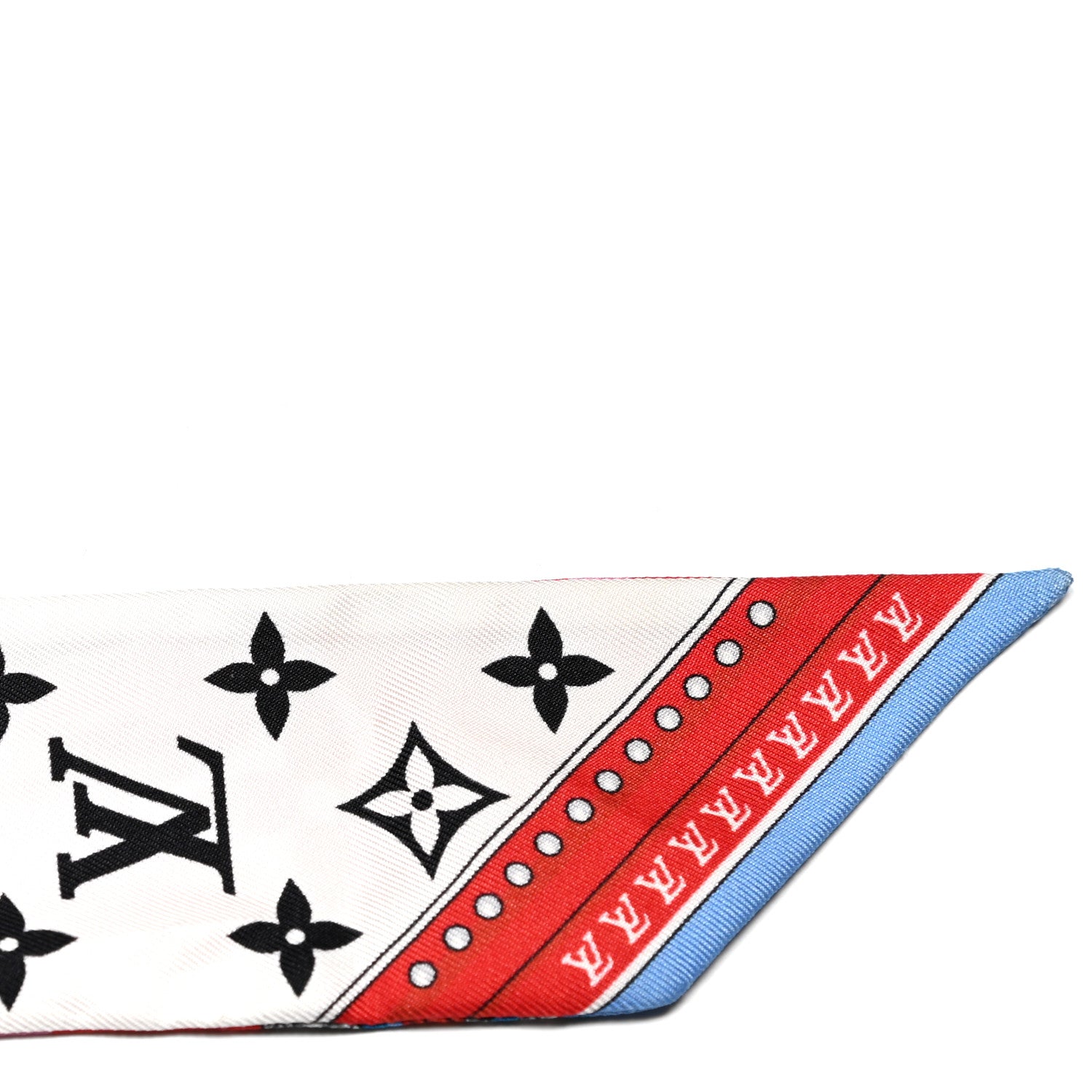 Louis Vuitton Silk Ultimate Monogram BB Bandeau Red 3 of 5