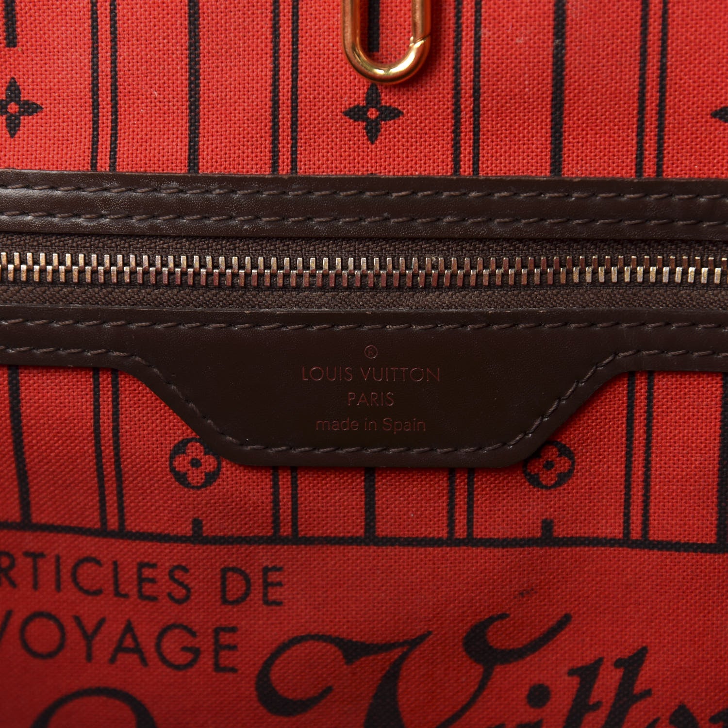 Louis Vuitton Damier Ebene Neverfull MM 13 of 15