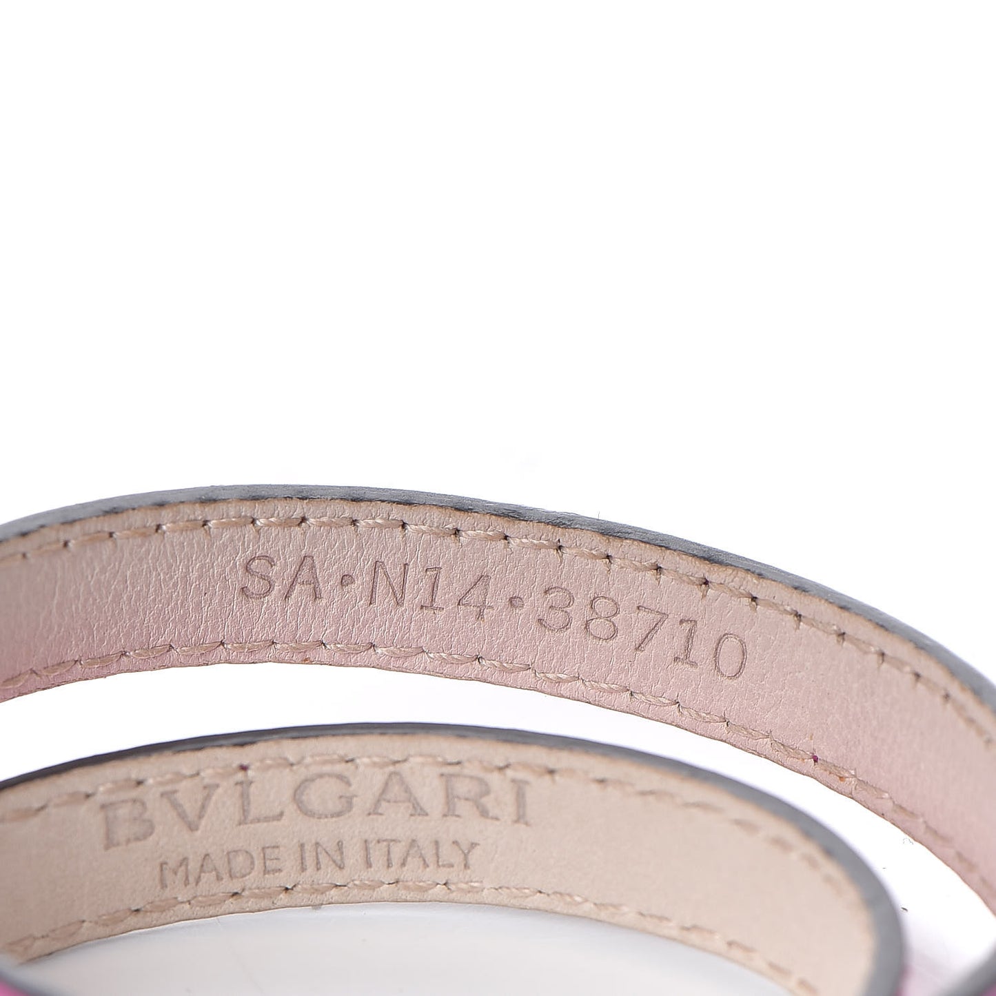 Calfskin Forever Serpenti Bracelet Pink