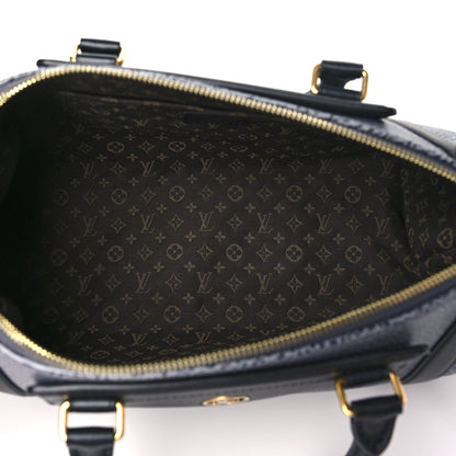 Louis Vuitton Lambskin Pixel Effect Biker MM Dark Denim 5 of 9