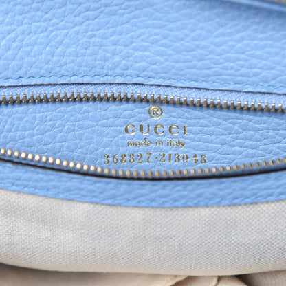 Gucci Dollar Calfskin Mini Swing Top Handle Bag Mineral Blue 6 of 9