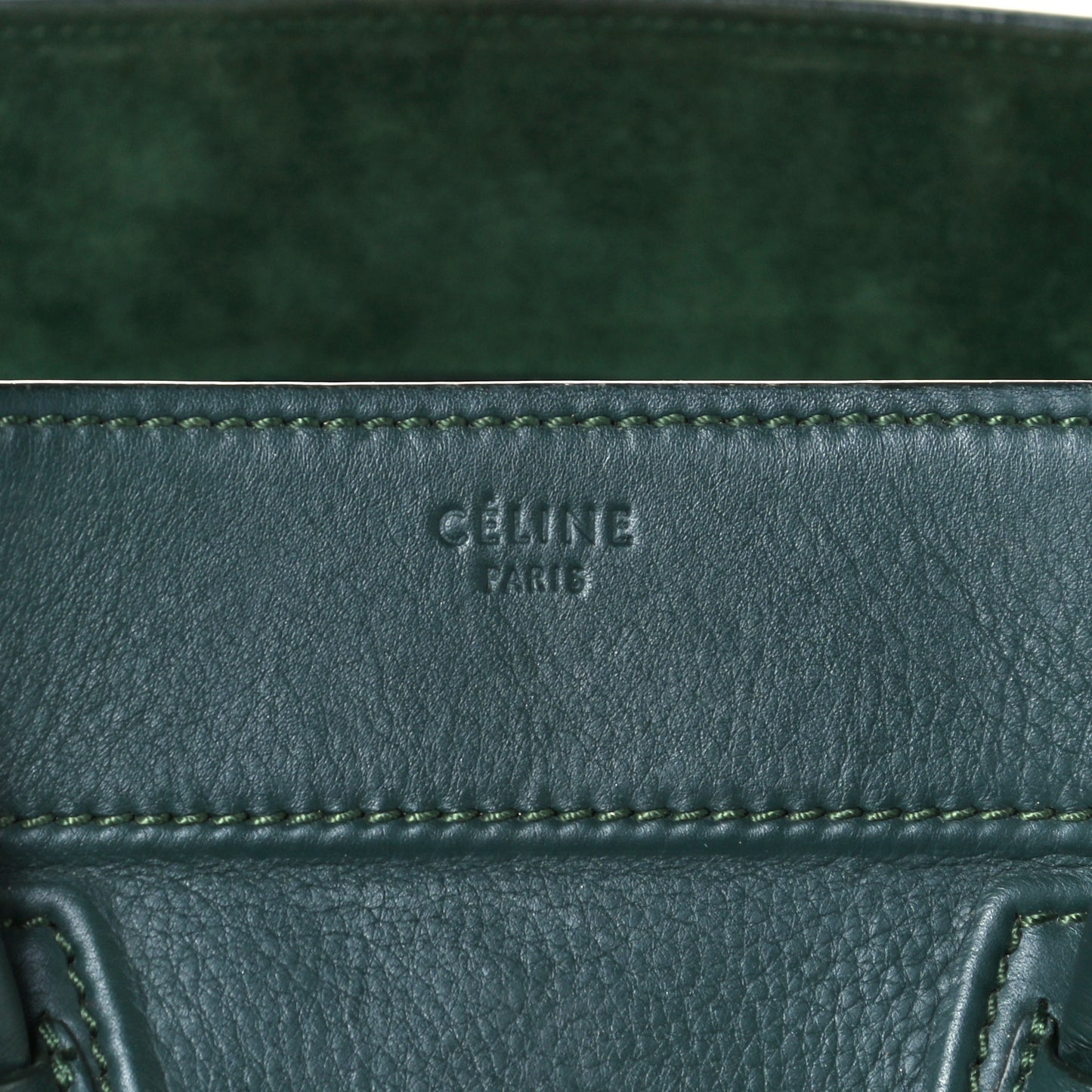 Supple Calfskin Medium Phantom Luggage Forest