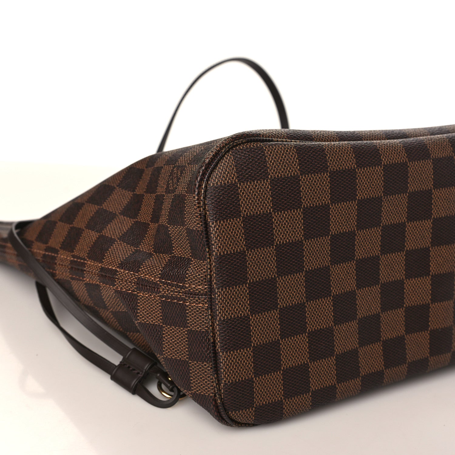 Louis Vuitton Damier Ebene Neo Neverfull MM Rose Ballerine 7 of 8
