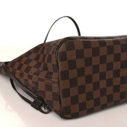 Louis Vuitton Damier Ebene Neo Neverfull MM Rose Ballerine 7 of 8