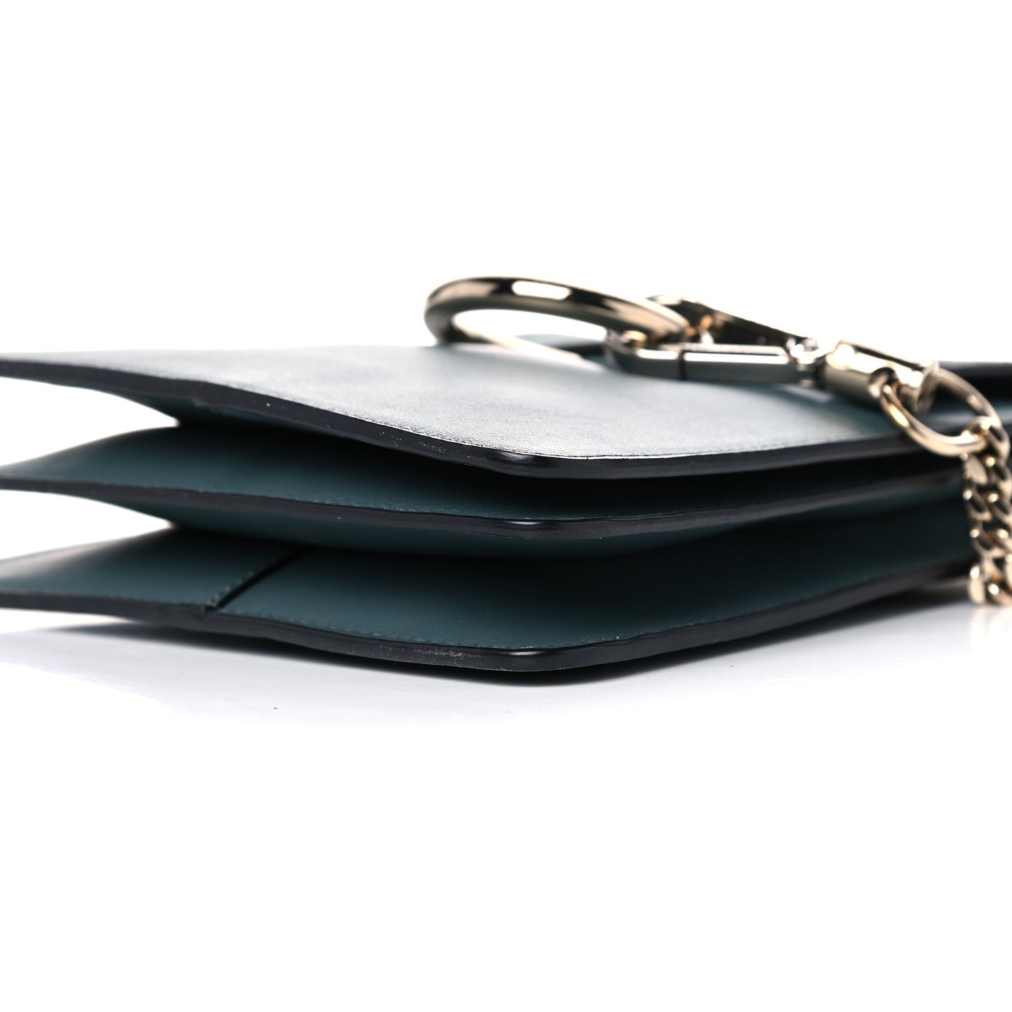 Suede Calfskin Mini Faye Bracelet Bag Cloudy Blue