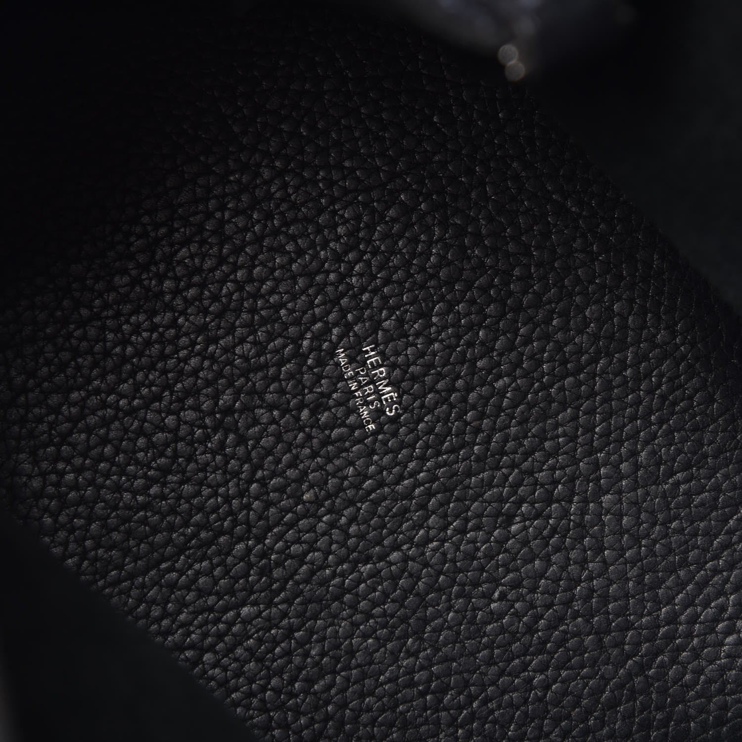 Hermes Taurillon Clemence Picotin 22 MM Black 6 of 8