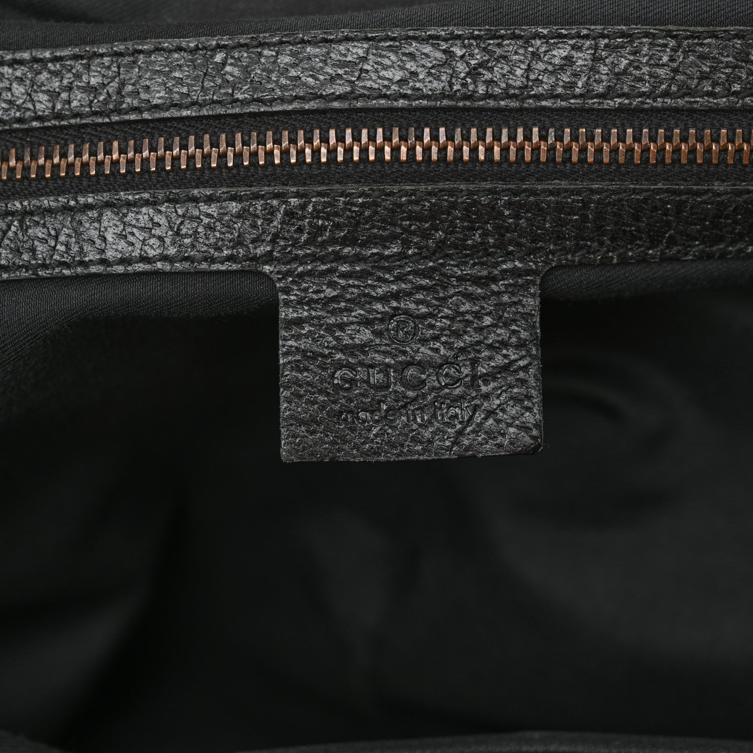 Gucci Monogram Bamboo Top Handle Shoulder Bag Black 6 of 11