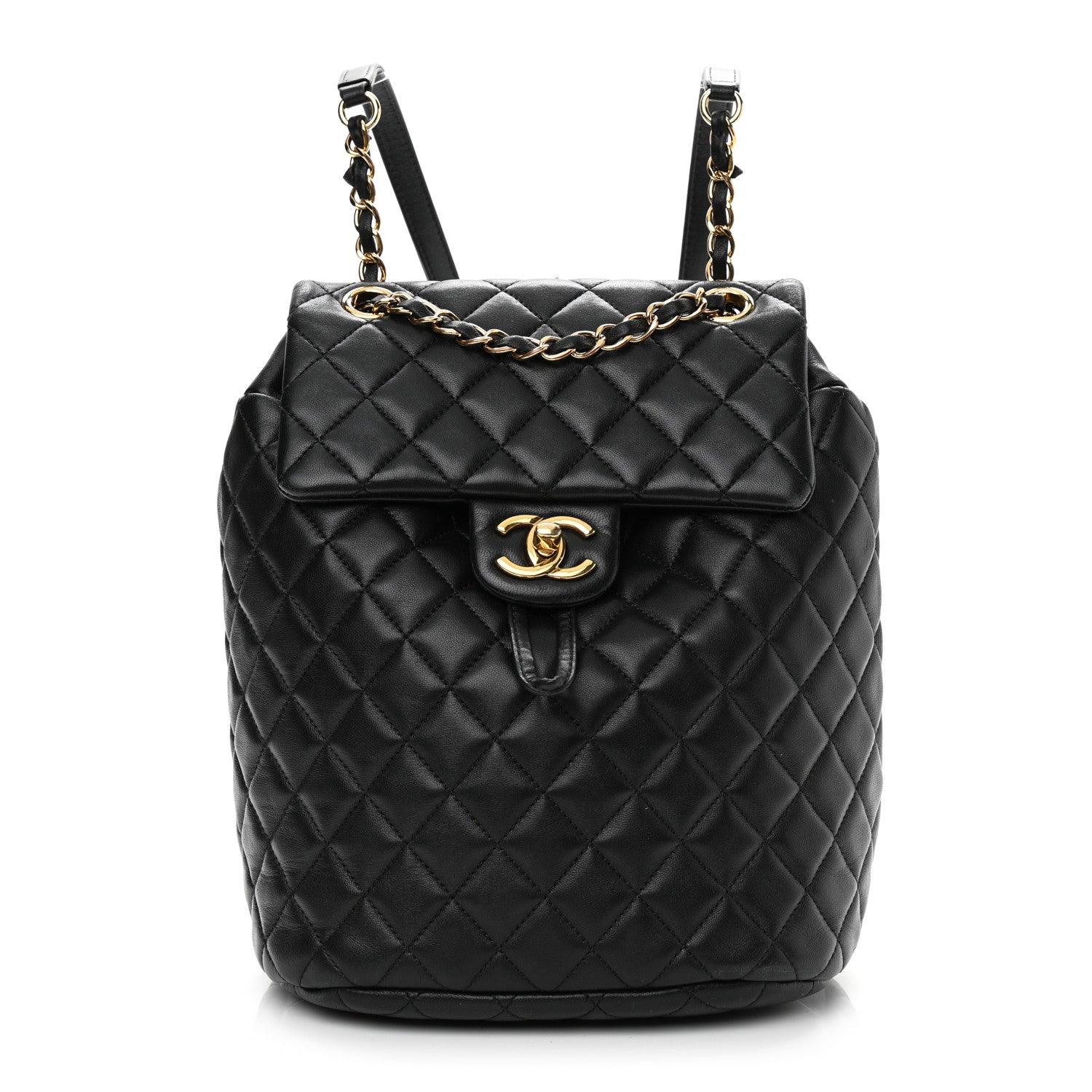 Chanel Lambskin Quilted Small Urban Spirit Backpack Black 1 of 11