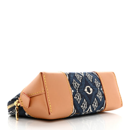Louis Vuitton Jacquard Since 1854 Cosmetic Pouch PM Blue 4 of 7