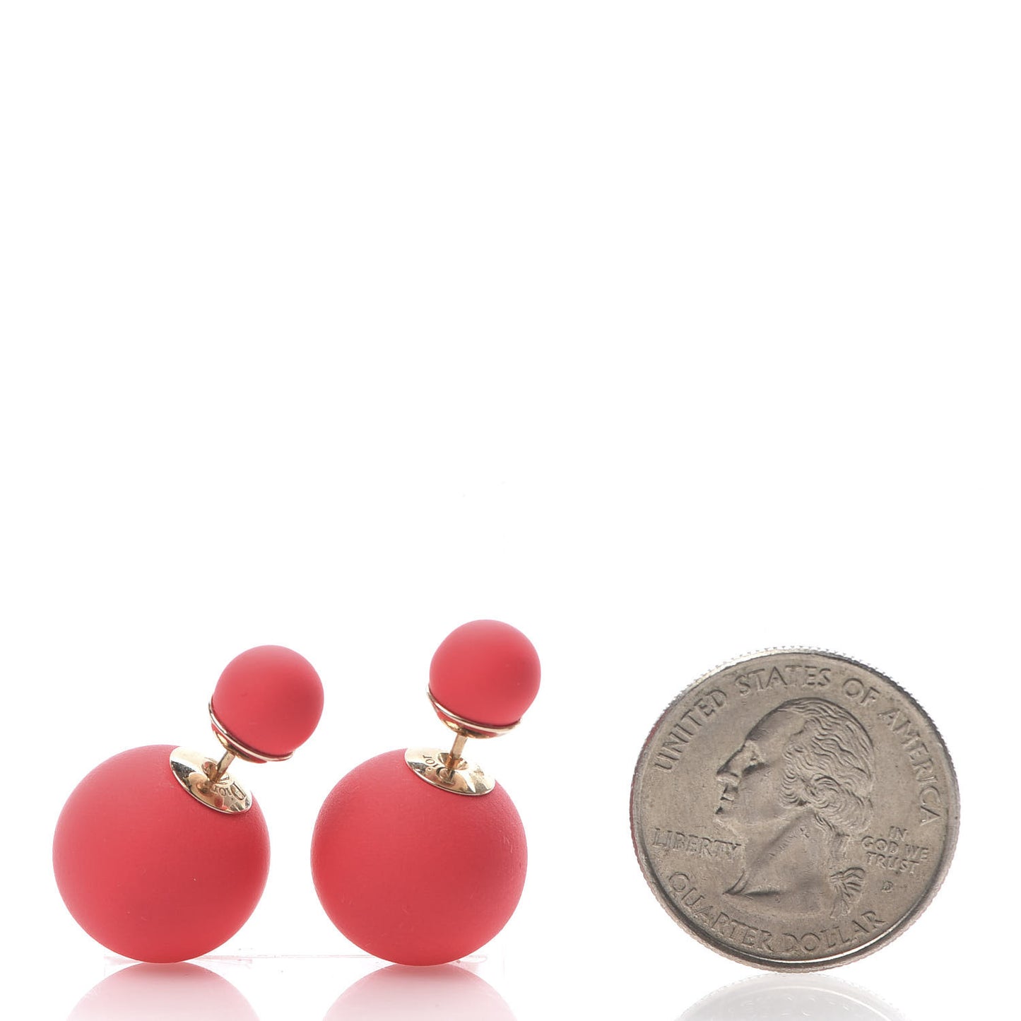 Mise En Dior Tribal Earrings Matte Pink