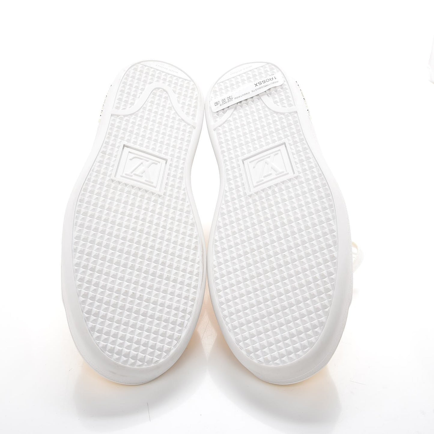 Metallic Calfskin Frontrow Sneakers 37.5 Gold