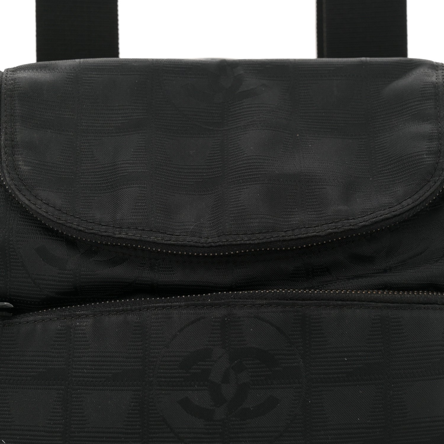 Chanel Nylon Travel Backpack Black 8 of 11