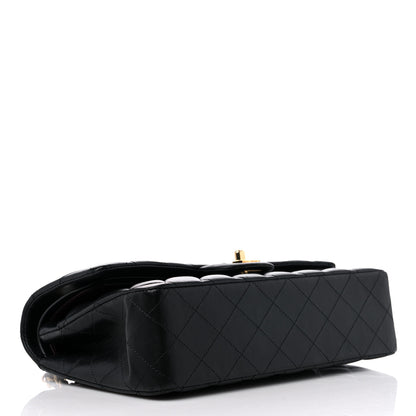 Chanel Lambskin Quilted Medium Double Flap Black 4 of 13