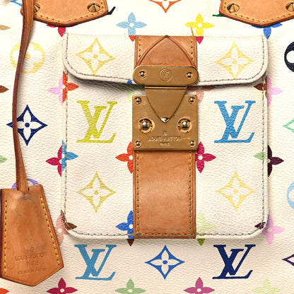 Louis Vuitton Monogram Multicolor Speedy 30 White 6 of 20