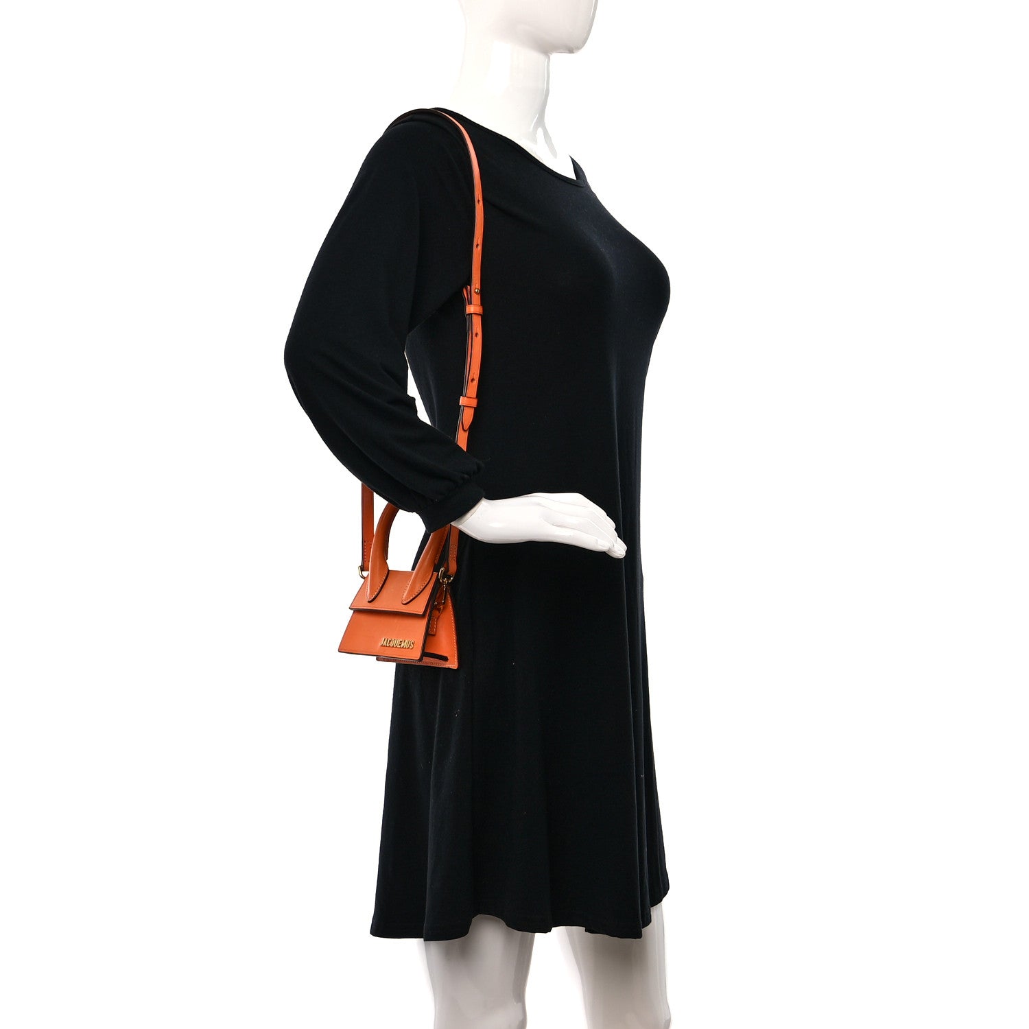 Jacquemus Smooth Calfskin Le Chiquito Orange 3 of 10