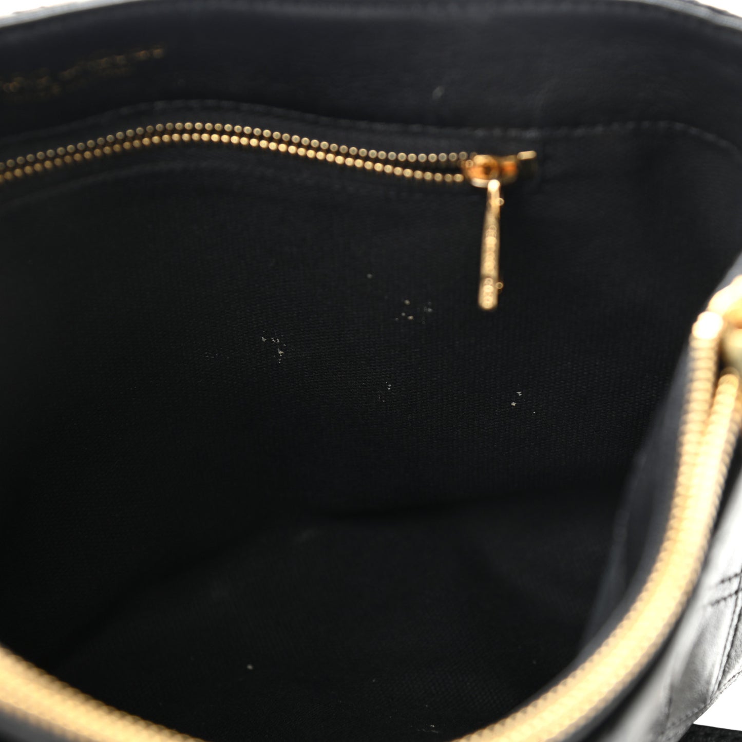 Lambskin Quilted The Large Single Flap Black