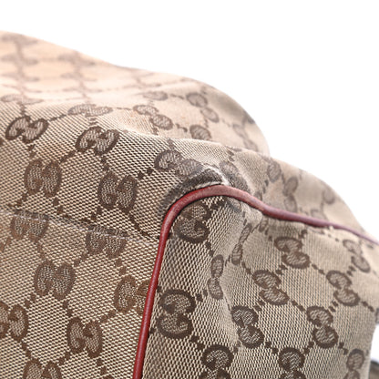 Gucci Monogram Medium Sukey Tote Dark Red 11 of 22