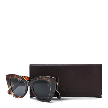 Fendi Acetate F is Fendi FF 51mm Cat Eye Sunglasses 0327/S Tortoise Camouflage 7 of 7