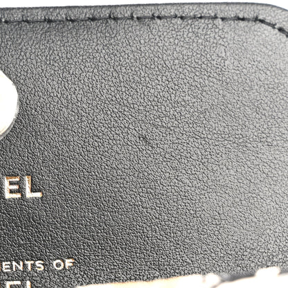 Chanel Canvas Check Flag Printed CC Clutch With Chain Beige Multicolor 12 of 12