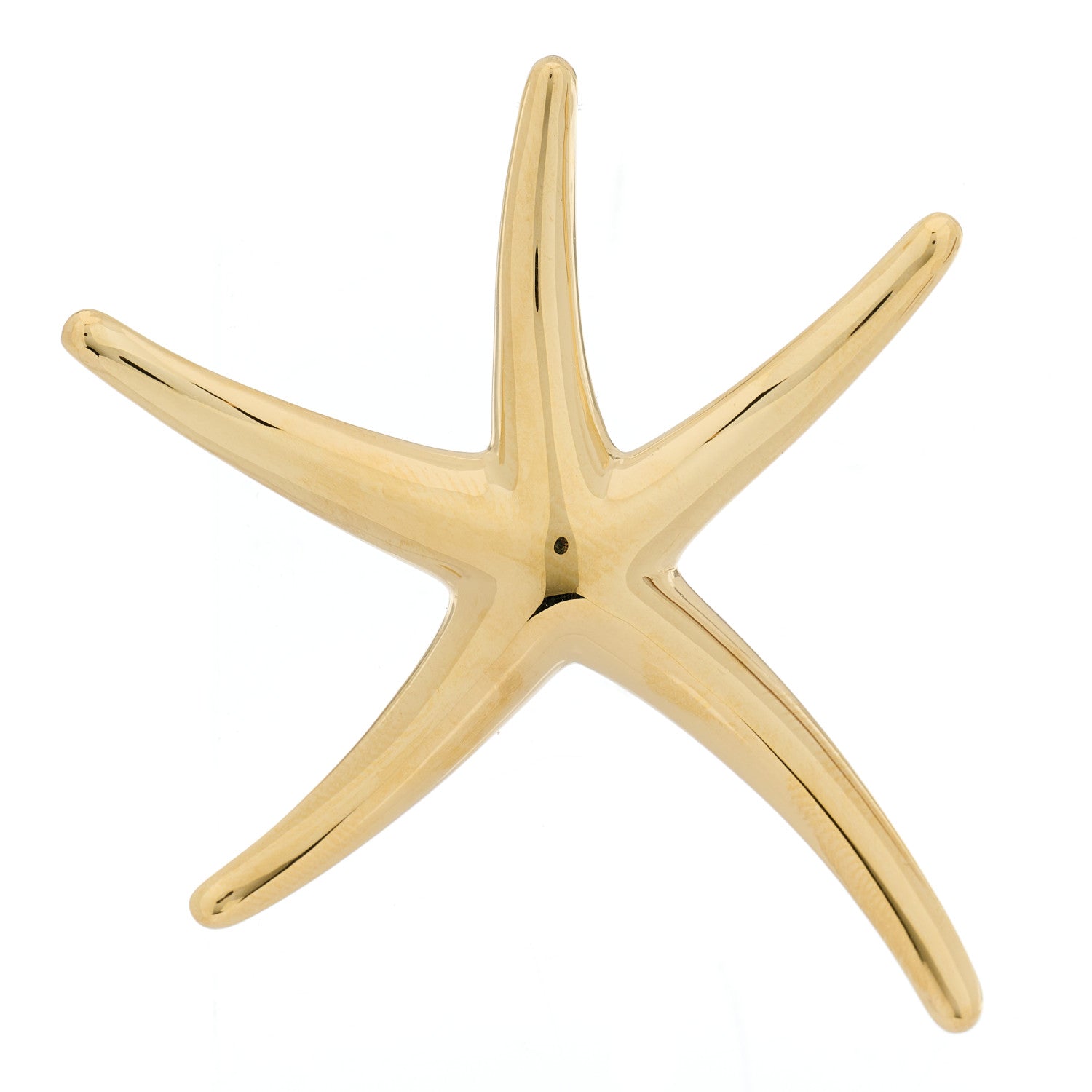 Tiffany 18K Yellow Gold Large Elsa Peretti Starfish Pendant 1 of 4