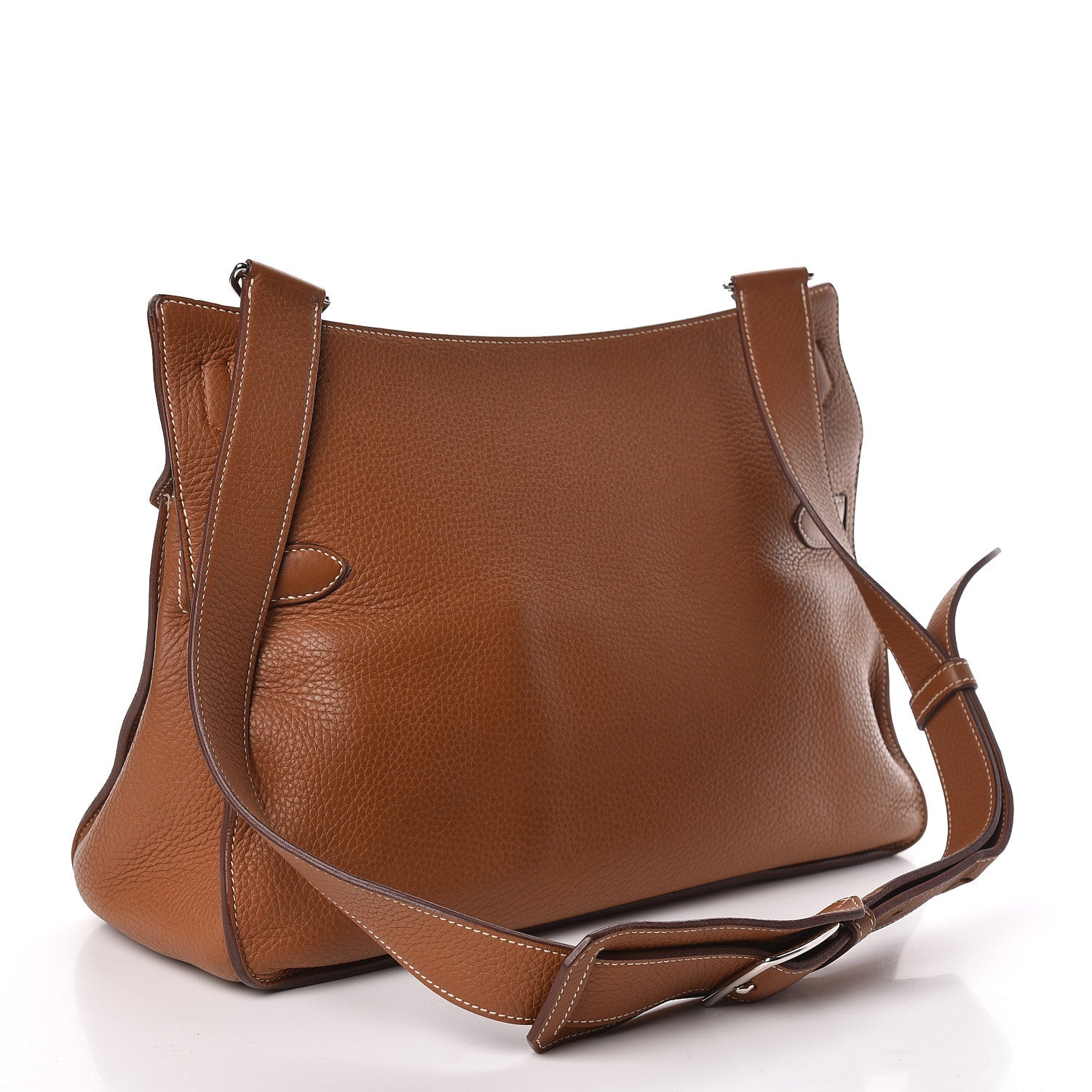 Hermes Taurillon Clemence Jypsiere 37 Gold 3 of 16