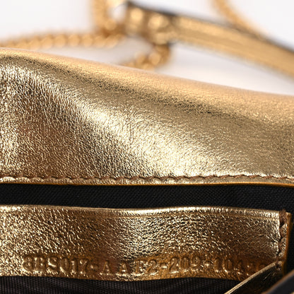 Fendi Vitello Catalan Mirror FF 1974 Embossed Mini Baguette Gold 7 of 14