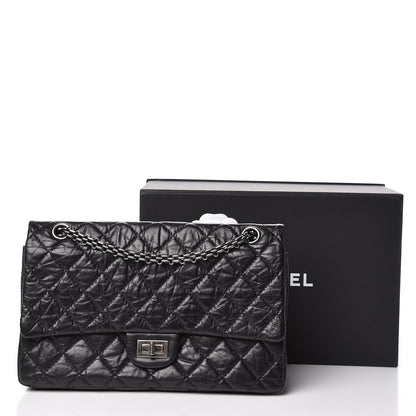 Chanel Aged Calfskin Quilted 2.55 Reissue 226 Flap Black 11 of 11