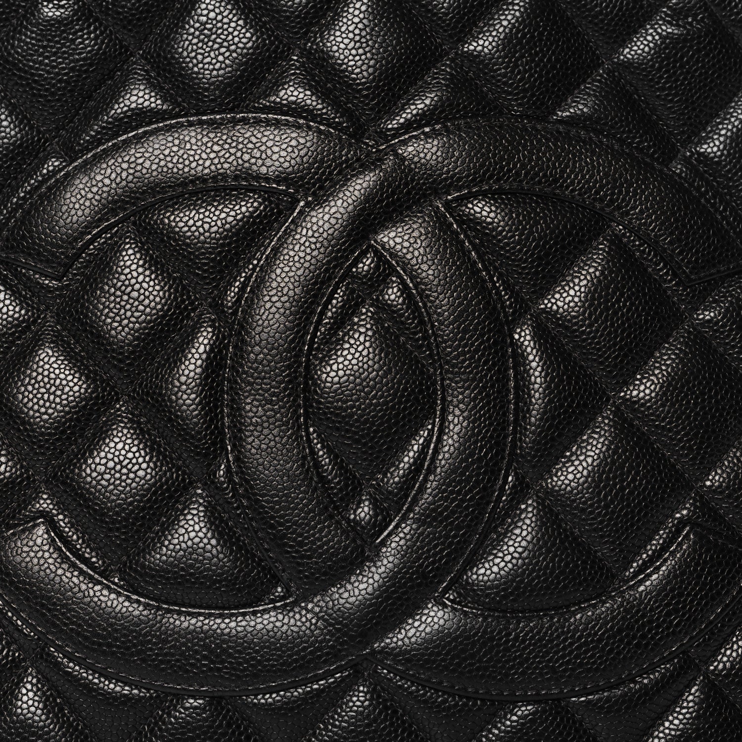 Chanel Caviar Quilted Medallion Tote Black 8 of 10