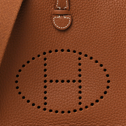 Hermes Taurillon Clemence Evelyne TPM Gold 10 of 11