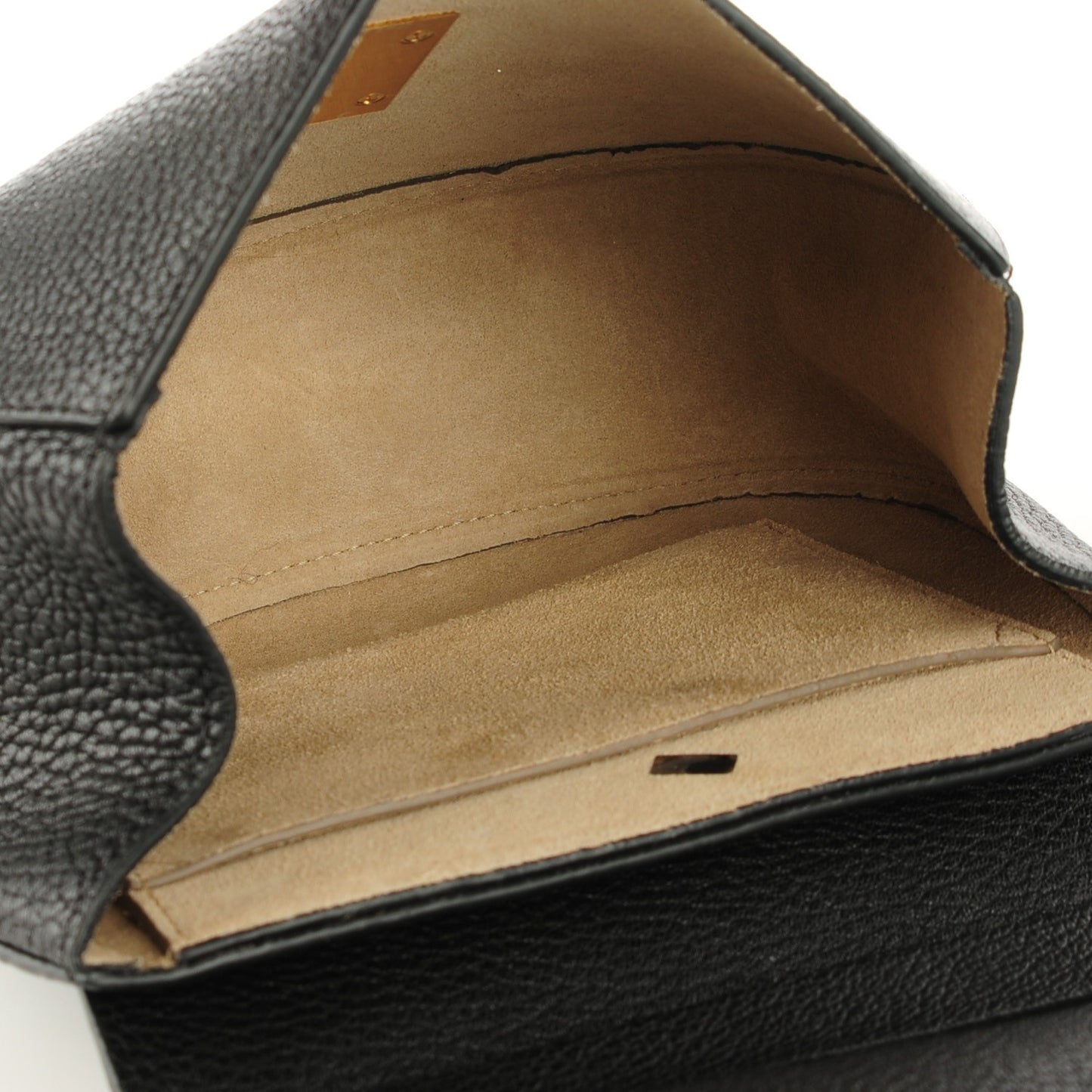 Grained Lambskin Drew Shoulder Bag Black
