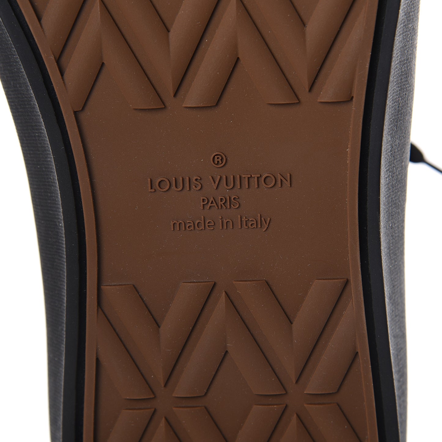 Monogram Eclipse Glazed Trocadero Richelieu Sneakers 10.5 Ebene