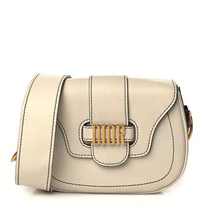 Christian Dior Calfskin D Fence Saddle Bag Latte 1 of 14
