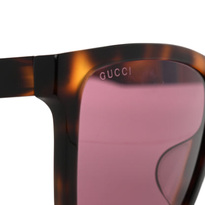 Gucci Acetate Square Sunglasses GG0599SA Tortoise 8 of 9