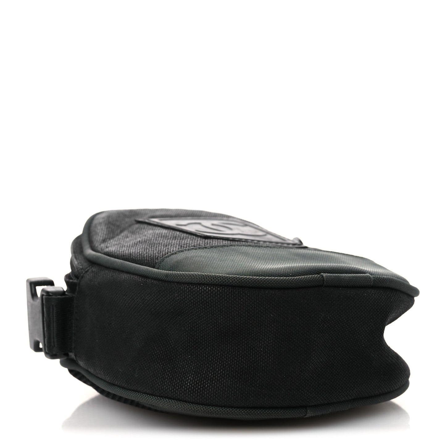 Canvas Nylon Sport Crossbody Black Green