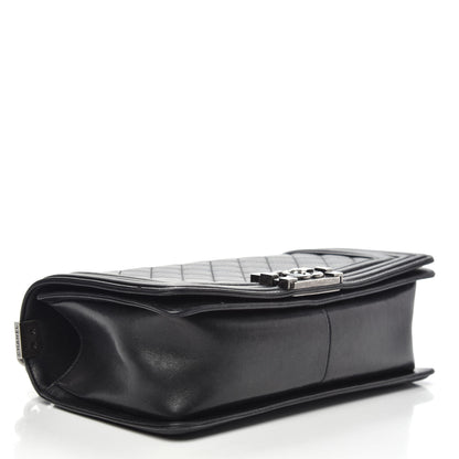 Chanel Lambskin Quilted Medium Boy Flap Black 5 of 18