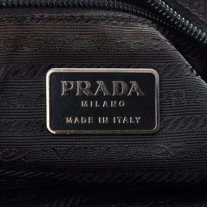Prada Nylon Tessuto Messenger Bag Black 7 of 7