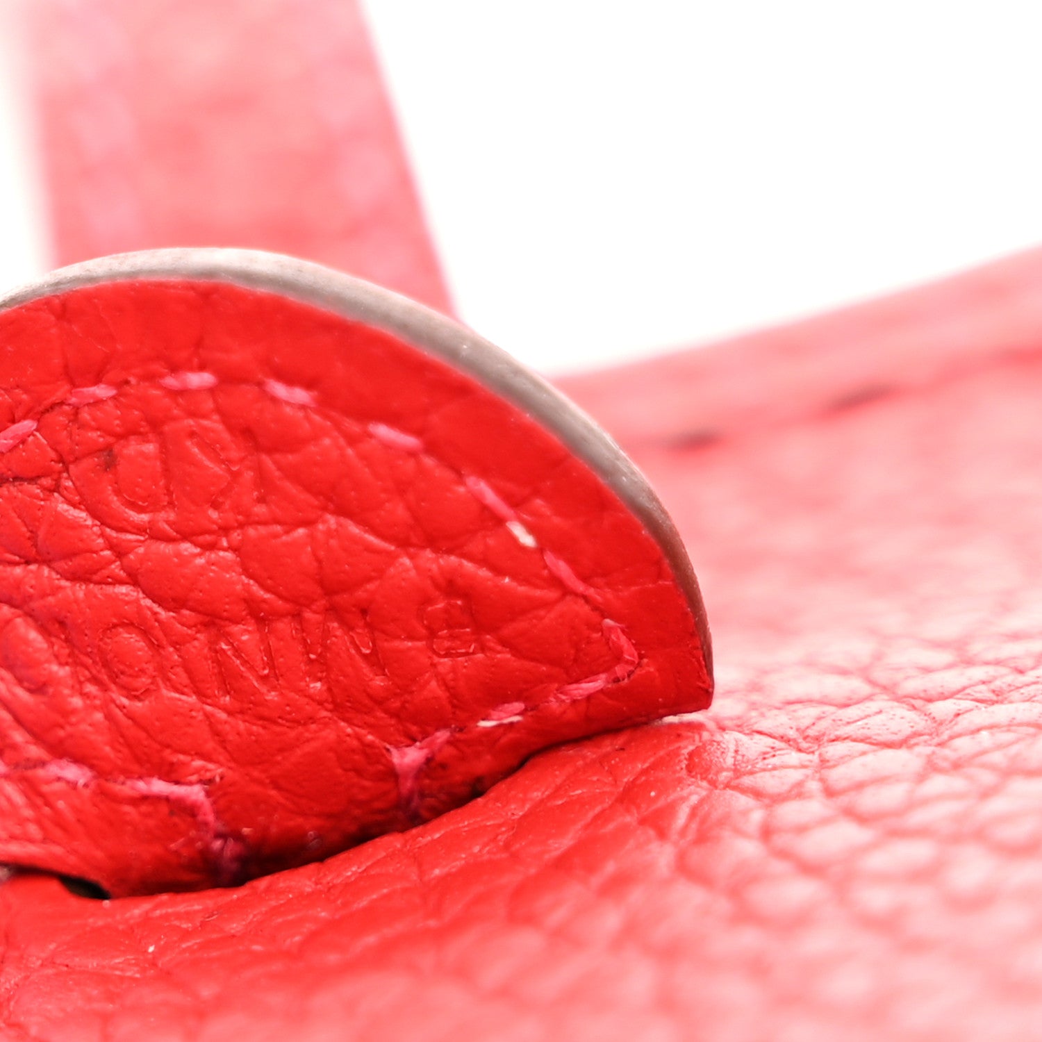 Hermes Taurillon Clemence Amazone Evelyne TPM Vermillion Rouge Vif 7 of 11
