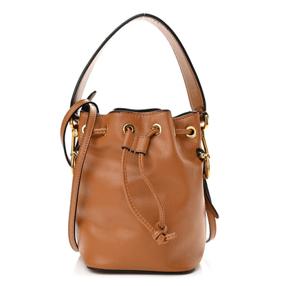 Fendi Vitello Cruise F is Fendi Mini Mon Tresor Bucket Bag Nocciola 1 of 19
