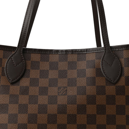 Louis Vuitton Damier Ebene Neo Neverfull MM Rose Ballerine 8 of 10