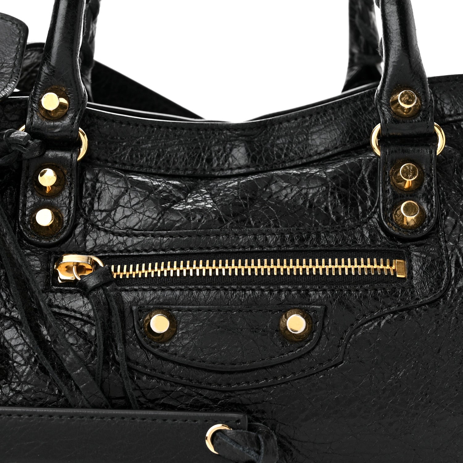 Balenciaga Agneau Classic Gold Hardware S City Black 8 of 10