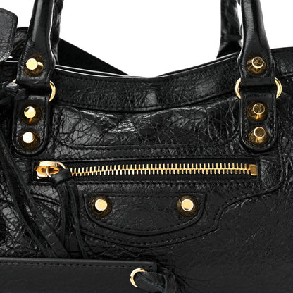 Balenciaga Agneau Classic Gold Hardware S City Black 8 of 10