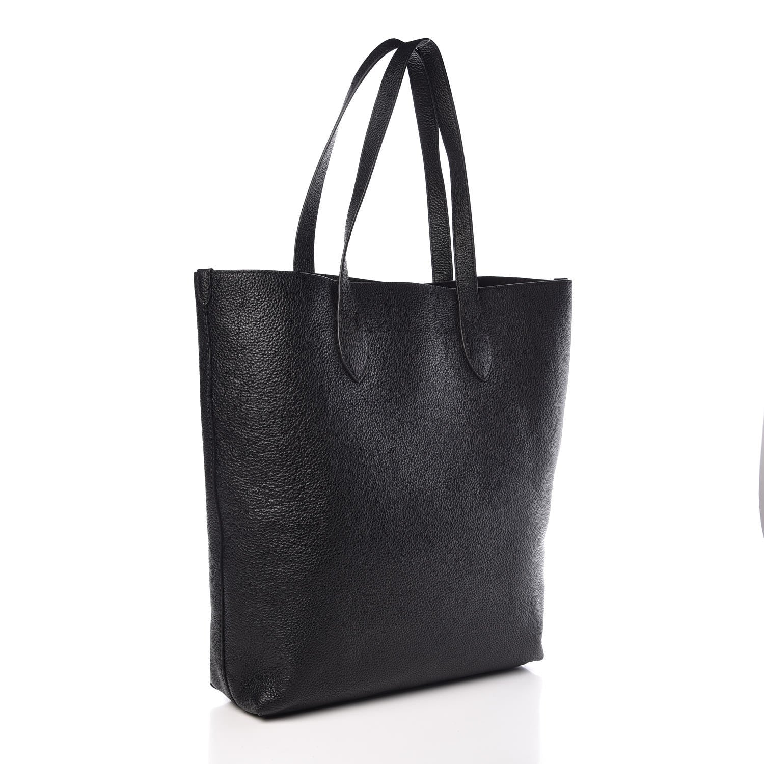 Burberry Grainy Calfskin Embossed Logo Tote Black 3 of 8
